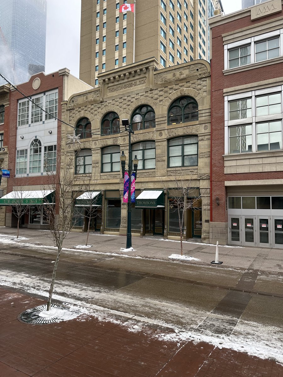 cityofcalgary's tweet image. When you come to #exploredowntownyyc for @chinookblast, remember to stop by and take a look at our #tbt location as well – Thomson Brothers Block.