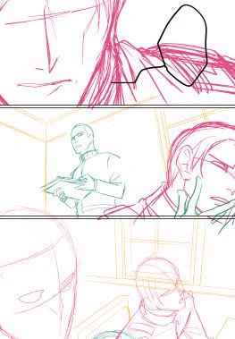 描いてるうちに「…いやおかしい気がする」ってなってボツになるやつがたくさんあります。描く前にはなぜか気づけないのなんででしょう…😖 