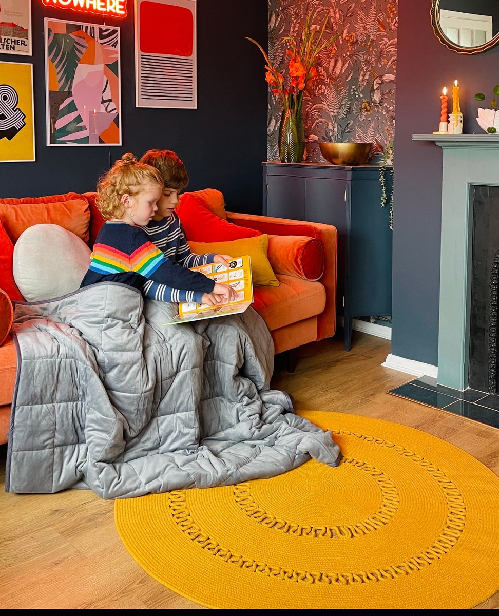 Reading, playing, bonding - so much more fun when we're surrounded by beautiful spaces in our homes.

This #ChildrensMentalHealthWeek, let's help our kids express their joy every day. 

🔎Handmade with love:

Mustard Crochet Braided Rug - from £14.99
 
@the_shoestring_home