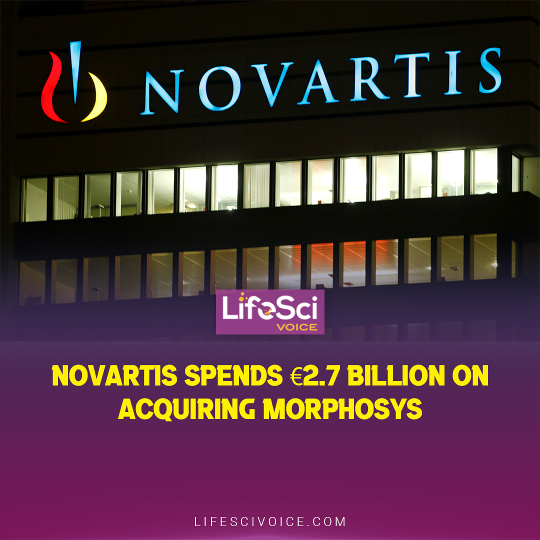 LifeSciVoice's tweet image. The potential bidding war for MorphoSys ends abruptly as Novartis swiftly acquires the German biotech company with a cash offer of 2.7 billion euros ($2.9 billion).

#MorphoSys #Novartis #Acquisition #LifeSciences