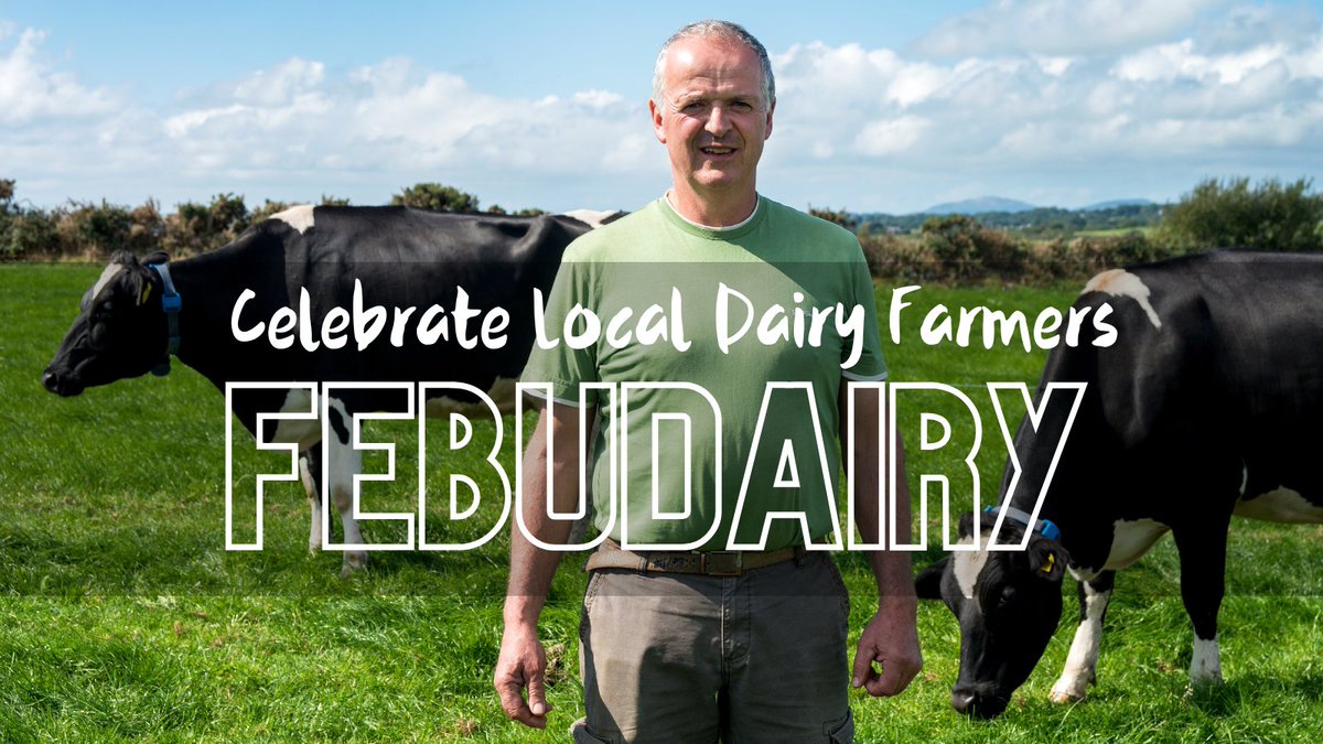 We're celebrating Febudairy and saying a big Thank You to all of our Farmers, working hard throughout the year whatever the weather taking the best care of the cattle ensuring the highest quality milk! #Diolch #WelshDairyFarmers #MilkfromWales #MilkedinWales #WelshCows…