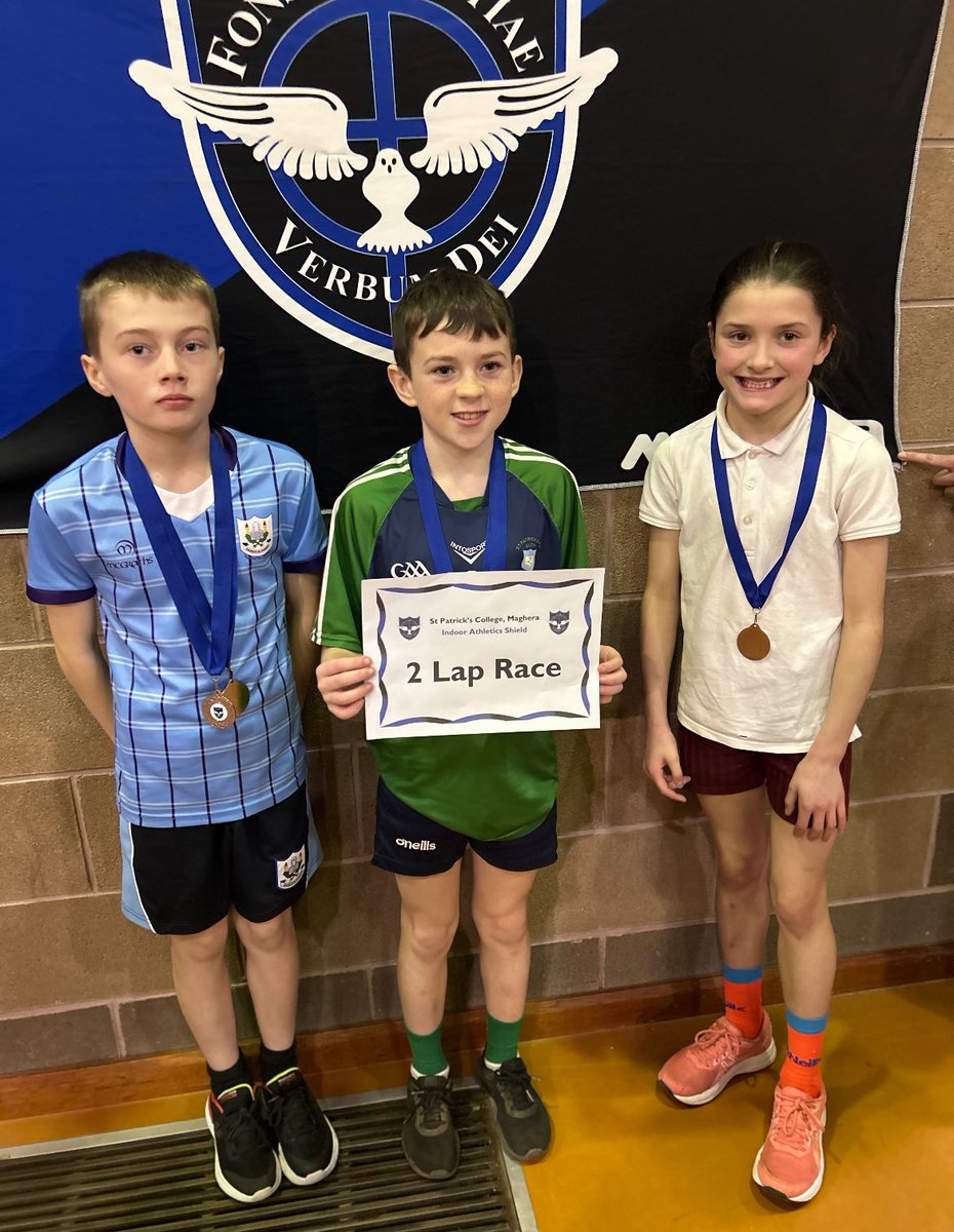 stpatricks_glen's tweet photo. Congratulations to all of our young athletes who competed in the @StPatsMaghera Athletics competition today! We are so proud of your performances winning Best Overall School🥇🏆 https://t.co/02RNSDU0X7