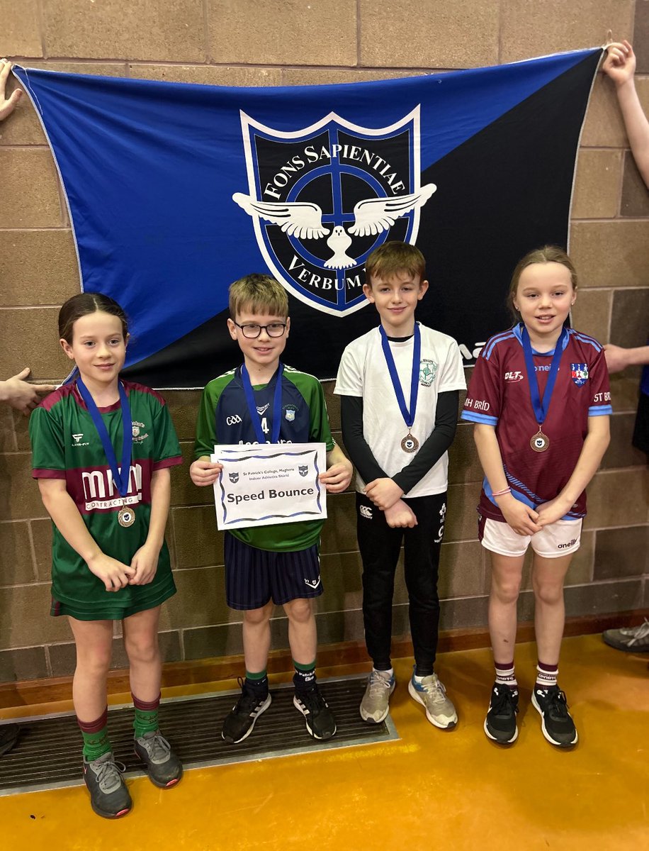stpatricks_glen's tweet photo. Congratulations to all of our young athletes who competed in the @StPatsMaghera Athletics competition today! We are so proud of your performances winning Best Overall School🥇🏆 https://t.co/Z708vKmWZq