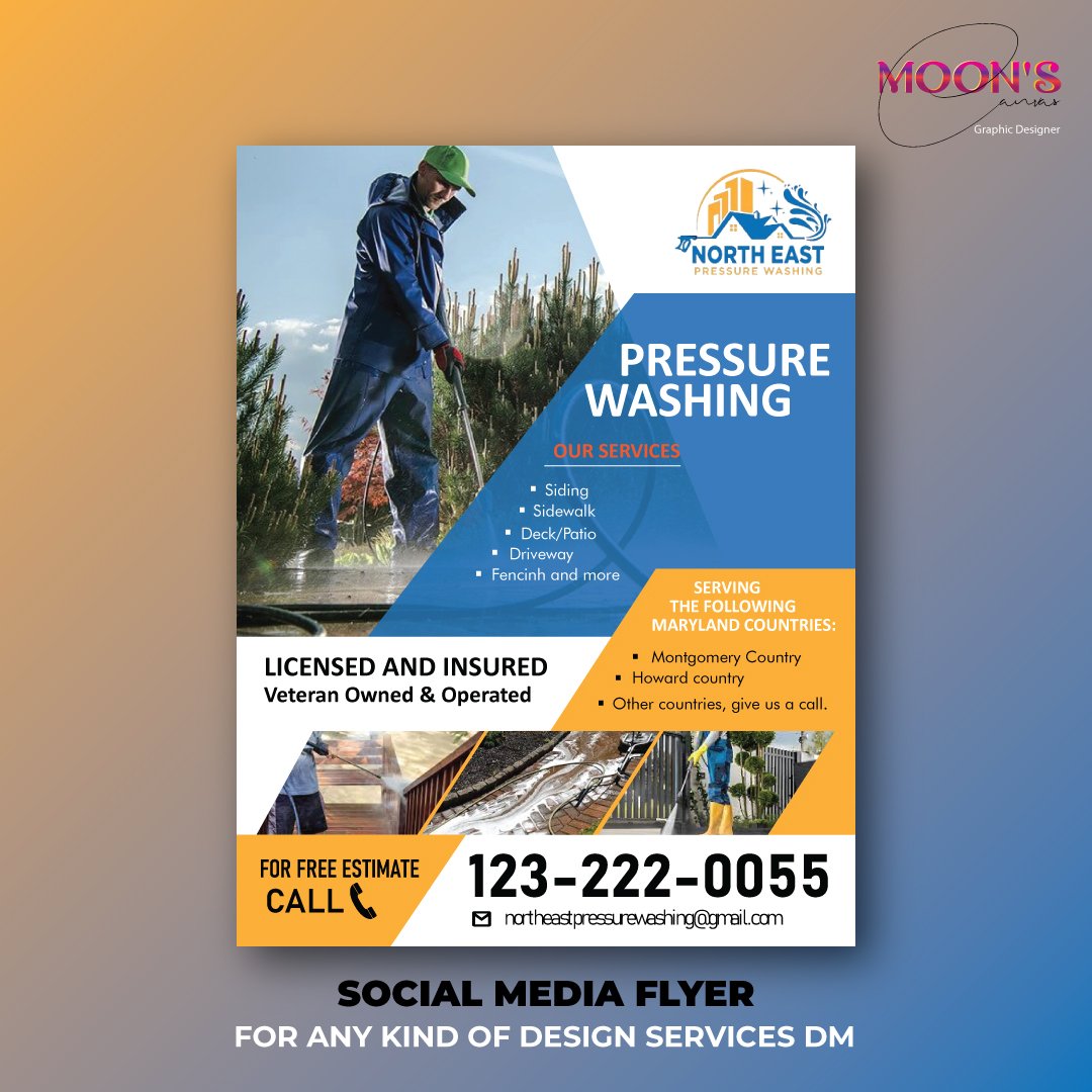 If you need any kind of social media design/flyer design DM us today... we are here to help you 24/7...  
#GraphicDesign #instagramPost #socialmedia #pressurewashing #RealEstate #Flyer #brochure #postcard #banners