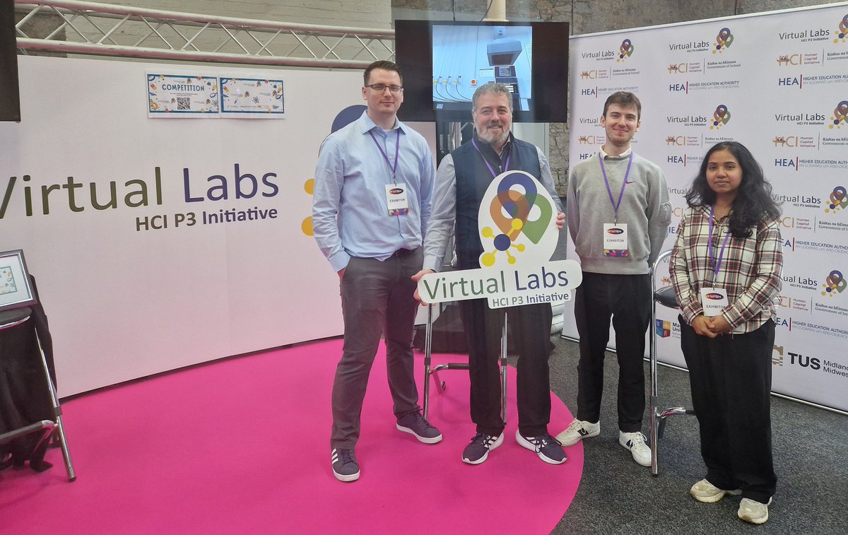 Inspiring to see the @VirtualLabs_HCI @MaynoothUni @UCC Science Studio in action today at #IWish2024. An innovation in science education and communication showcasing live virtual lab experiments #HCI @hea_irl #collaborationnation