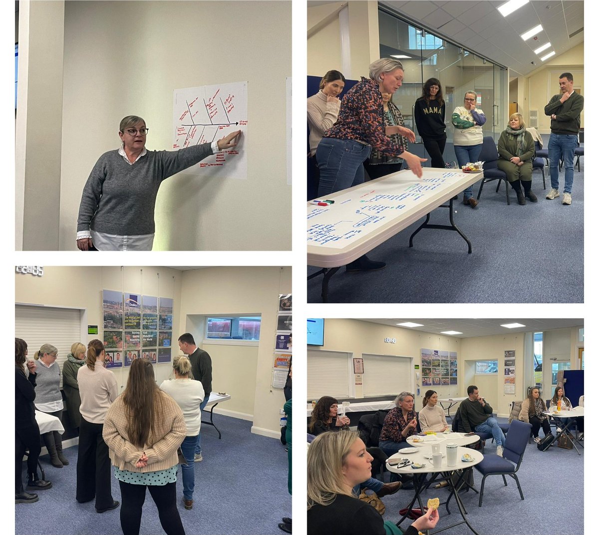 Today on #TransformationThursday our Emergency Department teams came together to review & enhance our initial assessment model!

Thank you to all involved, who took the opportunity to improve patient  care & experience @MidYorkshireNHS. 

We look forward to seeing the outputs!