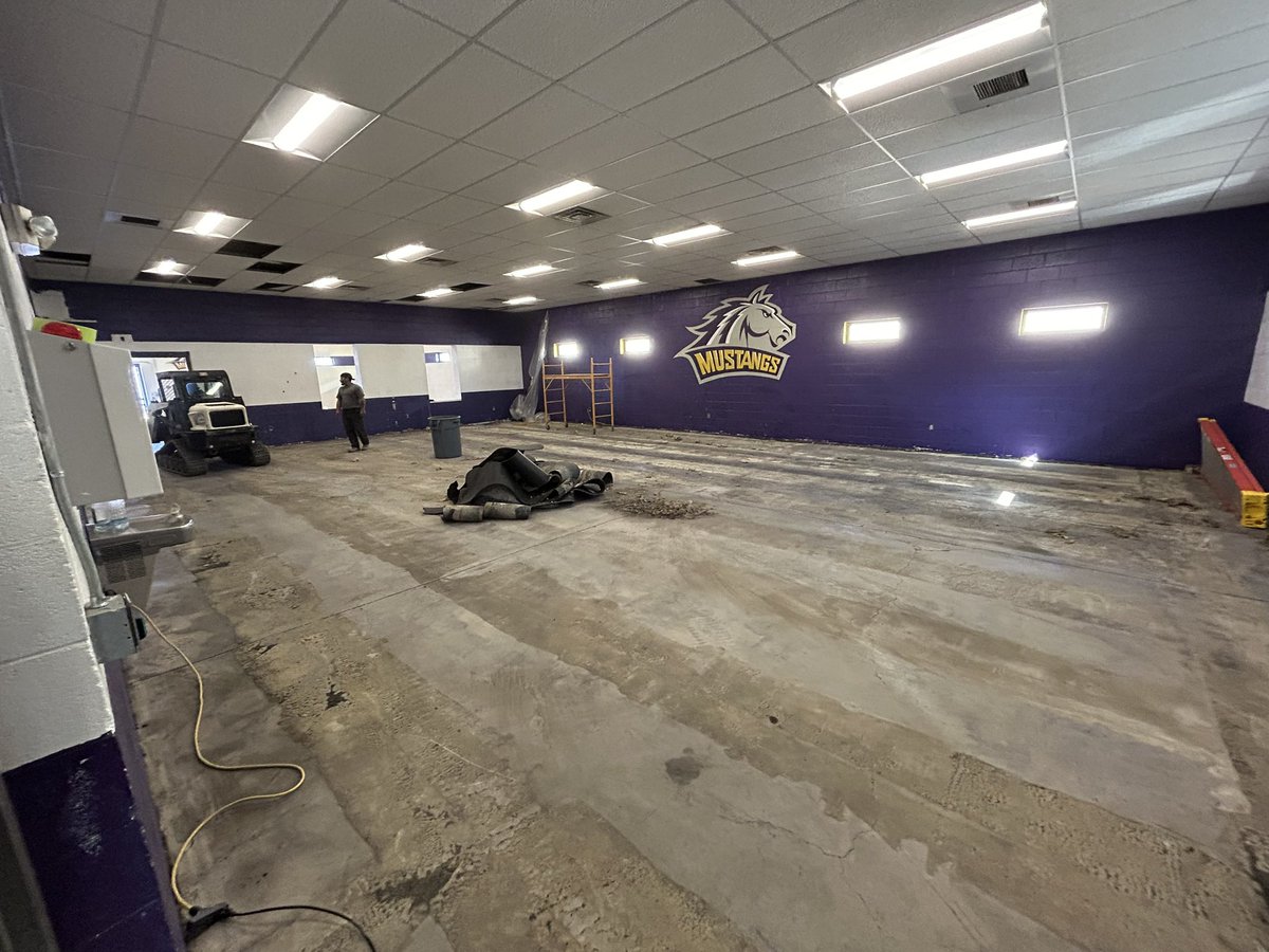 Demo has begun in the Fox Athletics Complex! New Sports Performance Center to be completed this Spring. #ChasingGreatness