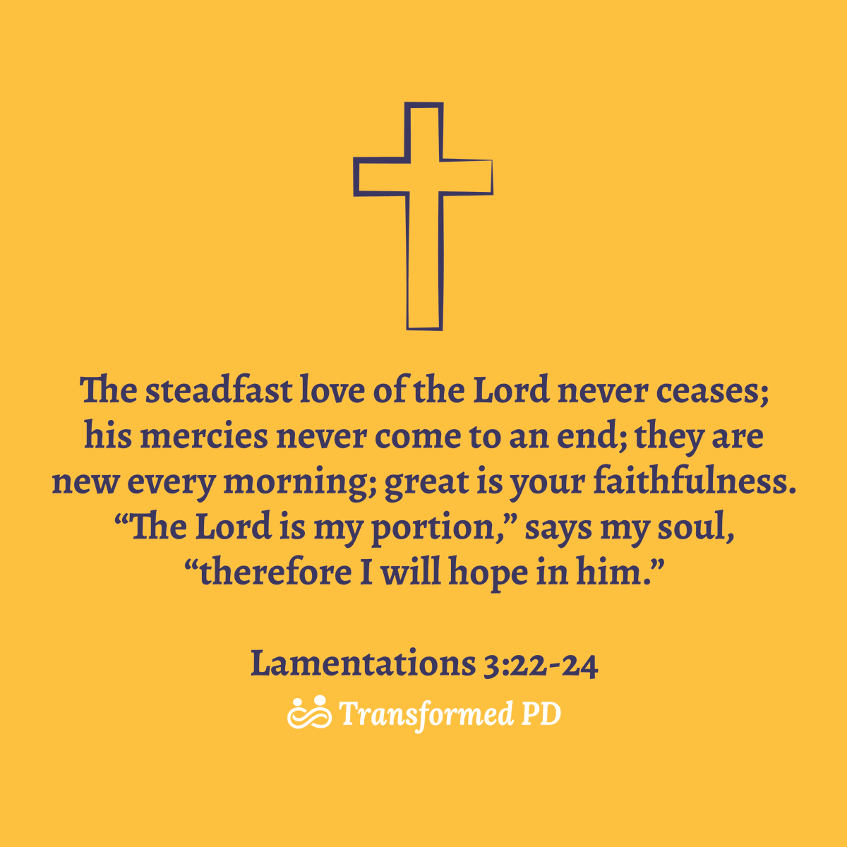 TransformedPD's tweet image. Educators — as you navigate each new day, we pray that you are reminded of the Lord's never ending faithfulness to you. As followers of Christ, may we encourage one another in the hope we have in Jesus.
