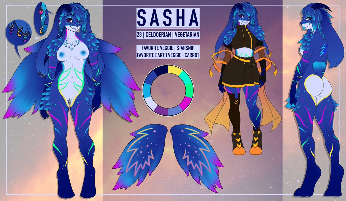 cactuskissAD's tweet photo. Neon bunny reference sheet 💙💜
#furry #furryart https://t.co/rHkiDVd6L0