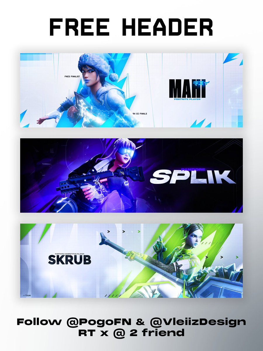 Pogofn's tweet photo. HEADER GRATUIT ! 🤍
Follow @VleiizDesign &amp; @Pogofn 
RT ce Tweet ♻️ et @ 2 amis 👷‍♂️👷‍♂️ https://t.co/oB6keP8xOW