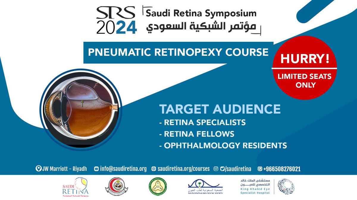 SaudiRetinaGrp's tweet photo. #srs2024 https://t.co/pj53SZ59El