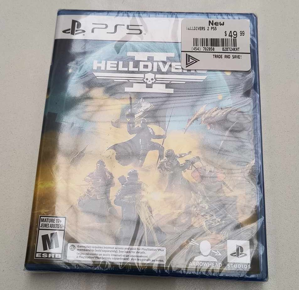 dajoekersole's tweet image. Let&apos;s go!

#Helldivers2 #Helldivers2PS5 
#PlayStation #PlayStation5 #PS5 #PlayStationStudios #PhysicalMedia #StarshipTroopers

[@ArrowheadGS x @PlayStation]