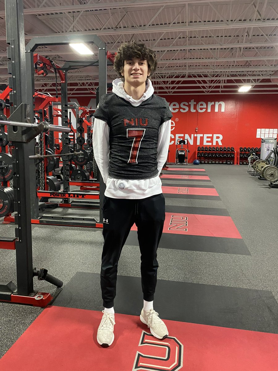 Had a great junior day @NIU_Football thank you to @CoachGigli for the invite.