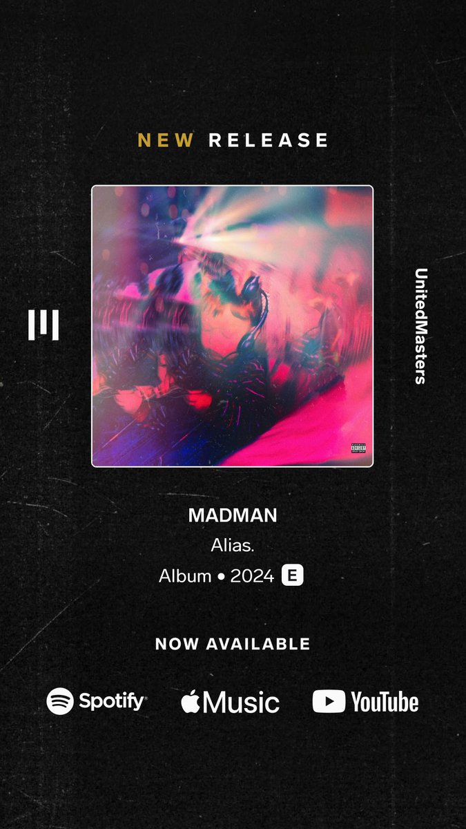 AliasRaps's tweet image. Alias. - MADMAN

unitedmasters.com/m/MADMAN