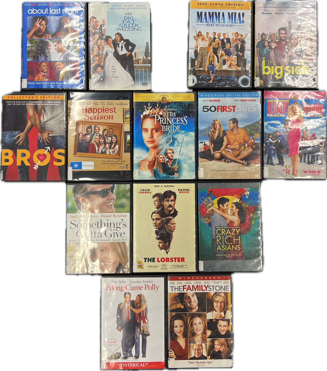 Love is in the air! Check out one of these rom coms from our DVD collection!