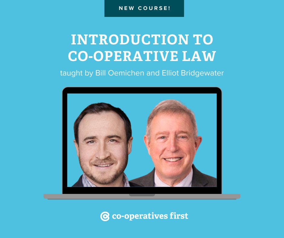 When people are starting co-ops, they need experts who know the co-op model. That's why we've created our newest course for lawyers, introducing them to the foundations of co-op law. Check out this free, online, self-paced course: bit.ly/4960HiN