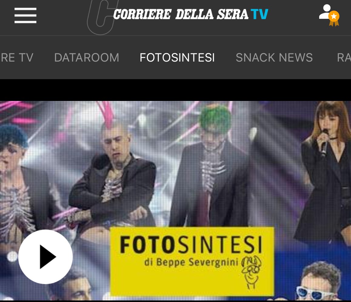 Dedicato a quelli che disprezzano #Sanremo2024 🤓 video.corriere.it/cronaca/fotosi…