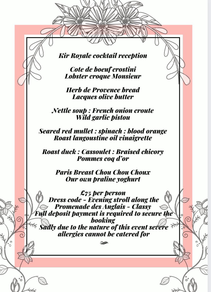 nutsfood's tweet photo. Next NUTTER night @TheBirdatBirtle 
#NutsAboutFrenchRiviera 🇫🇷 
Gourmet food and the totally fabulous @the_chanteuse 
Friday 1st March 
Reservations 01706 540500 https://t.co/me5fR9AUyx