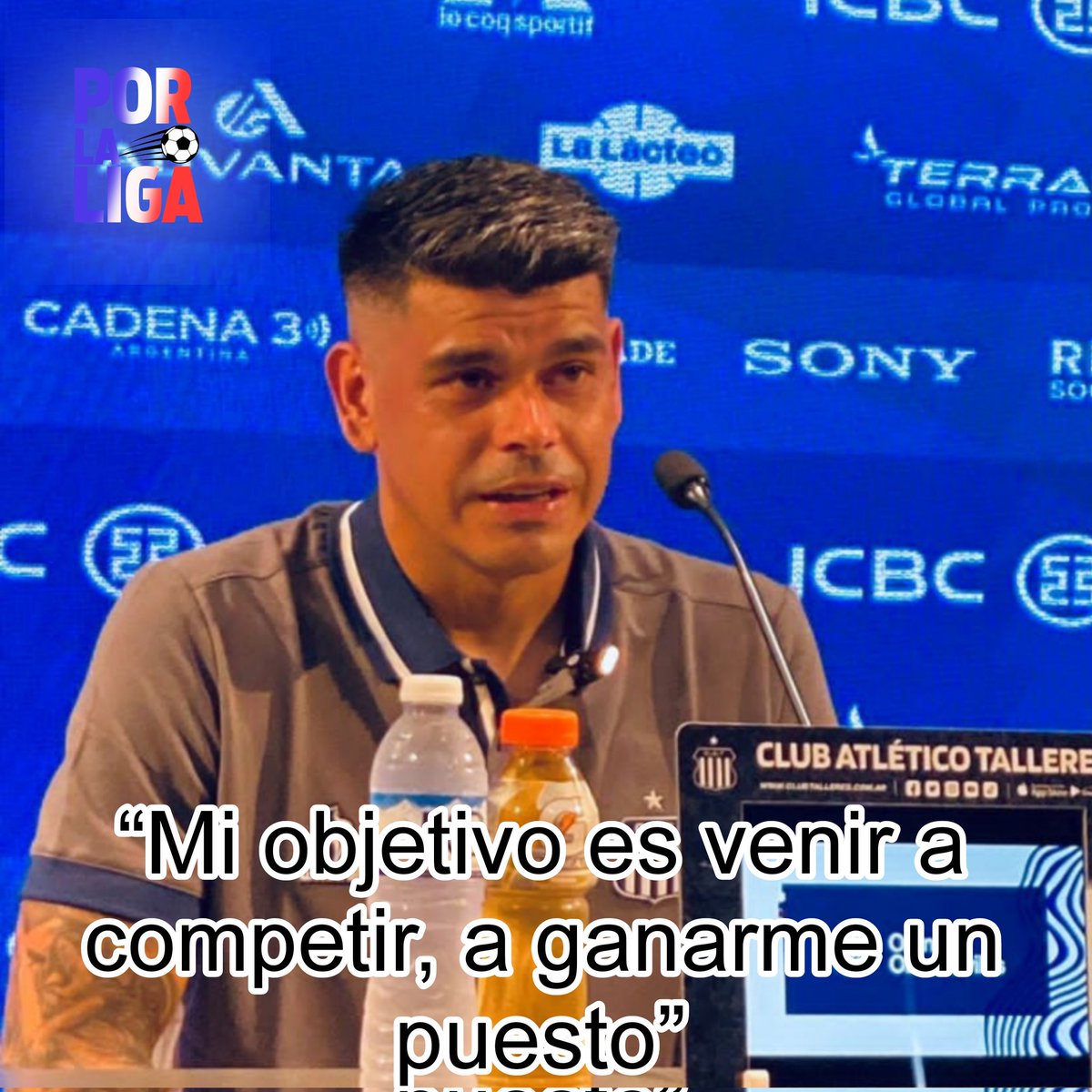 #Talleres #Refuerzo
🏴󠁧󠁢󠁳󠁣󠁴󠁿 Gustavo Bou diálogo con la prensa en el CARD. 
🗣️ “Sentí que me querían, sentí ese interés por parte de la dirigencia y el cuerpo técnico” 
🗣️ “Talleres me sorprendió para bien, me encontré con un grupo excelente, estoy muy feliz y con ganas de entrenar”.