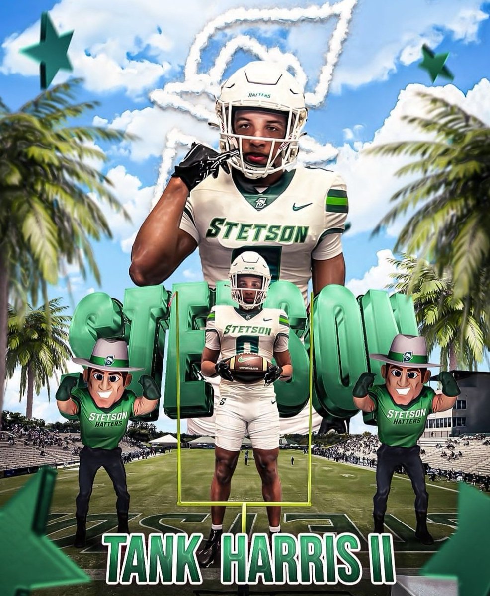 180SportsP's tweet photo. #SigningDay2k24 congrats to @TyronHarris_ on his commitment to @StetsonFootball - they're getting a high energy/high impact ball hawk who pursues the football at all cost! #SignedSealedDelivered #SigningSzn #BoysOfFall https://t.co/hDJjkZhh3R