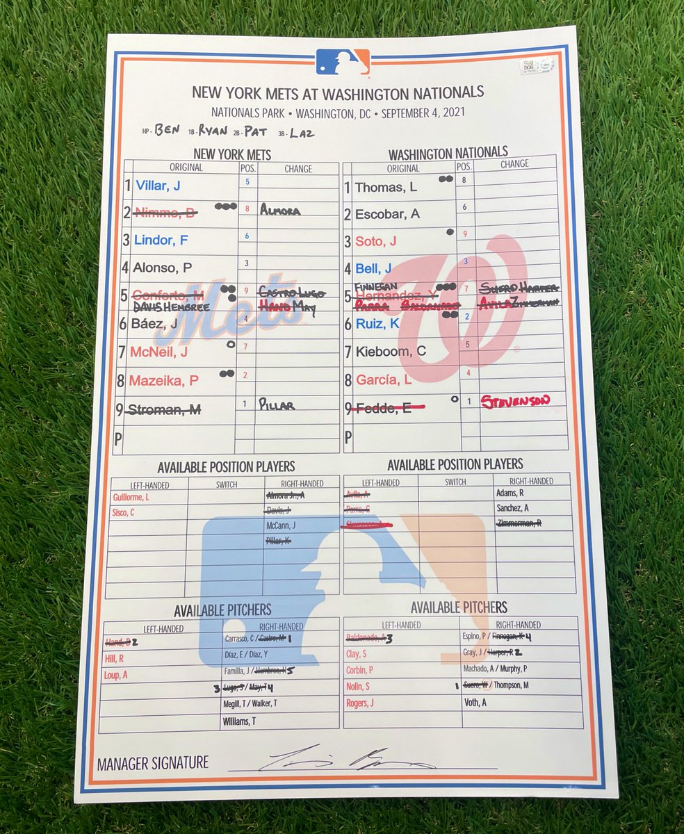 MetsMemorabilia's tweet image. Check out this week’s Amazin’ Memorabilia auction for your chance to own a piece of the game! #Mets #LGM #NYM #CitiField
BID NOW 👉 bit.ly/3K4BfyH