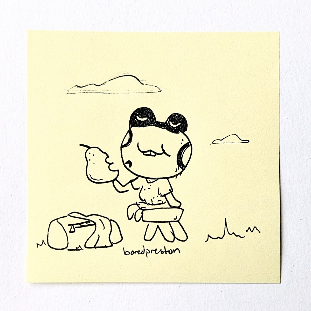 boredpreston's tweet photo. Happy Birthday Frobert from Animal Crossing!! 🍐 [#Frobert #AnimalCrossing #ACNH #NintendoSwitch] https://t.co/Yi4j8dhVyh