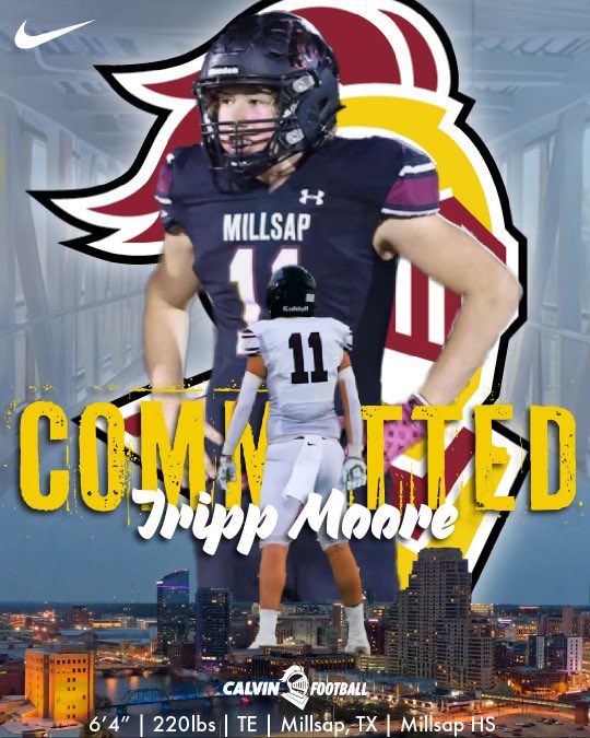 Tripp Moore (@trippmoore11) on Twitter photo Proud to announce my official commitment to <a href="/CalvinKnightsFB/">Calvin Knights Football</a> I canβt wait for the future, letβs get to work!! <a href="/CoachTrentFigg/">Trent Figg</a> <a href="/Coach_AAnderson/">Austin Anderson</a> @Maso_Burns8 <a href="/k_hanog/">Kai Hanog</a> Proud to announce my official commitment to <a href="/CalvinKnightsFB/">Calvin Knights Football</a> I canβt wait for the future, letβs get to work!! <a href="/CoachTrentFigg/">Trent Figg</a> <a href="/Coach_AAnderson/">Austin Anderson</a> @Maso_Burns8 <a href="/k_hanog/">Kai Hanog</a>