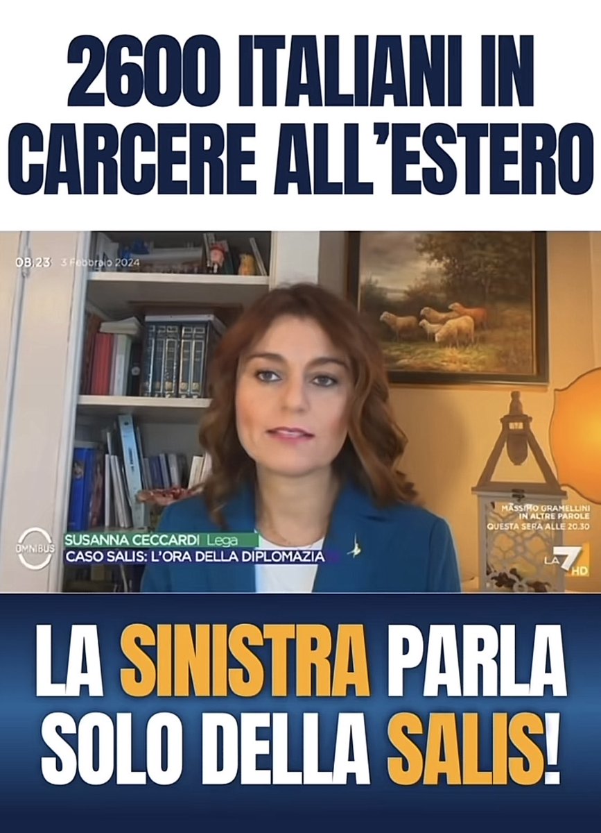 <a href="/riccardomagi/">Riccardo Magi</a> Le ricordo caro Magi che il vostro amico Zaki venne liberato dalla Meloni,non da voi!
Le ricordo anche..che all'estero ci sono migliaia di connazionali in carcere.
Avete avuto 11 anni di tempo per pensarci..ma neanche una persona portata in Italia!
Di Chico Forti neanche l'ombra