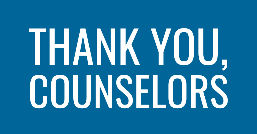 Happy #NationalSchoolCounselingWeek to all the #VTed school counselors. Thank you for all you do to support Vermont students, at VTVLC and beyond.