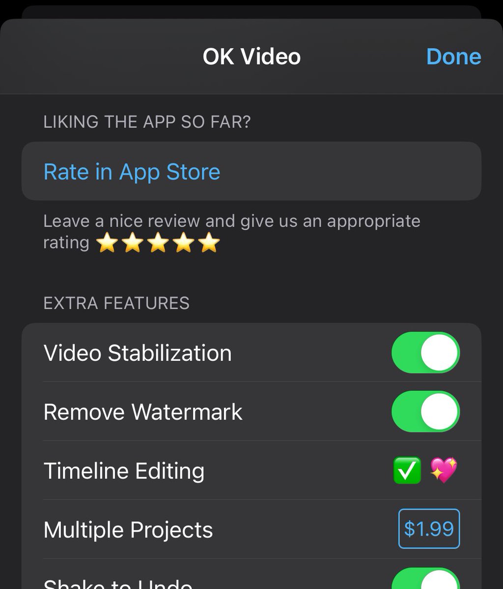 chantastic's tweet photo. yo @OKVideoApp smacks. And the in-app purchase experience is the best i’ve seen.

thanks for the recommendation @DerLola https://t.co/Xf2OY4v18Q