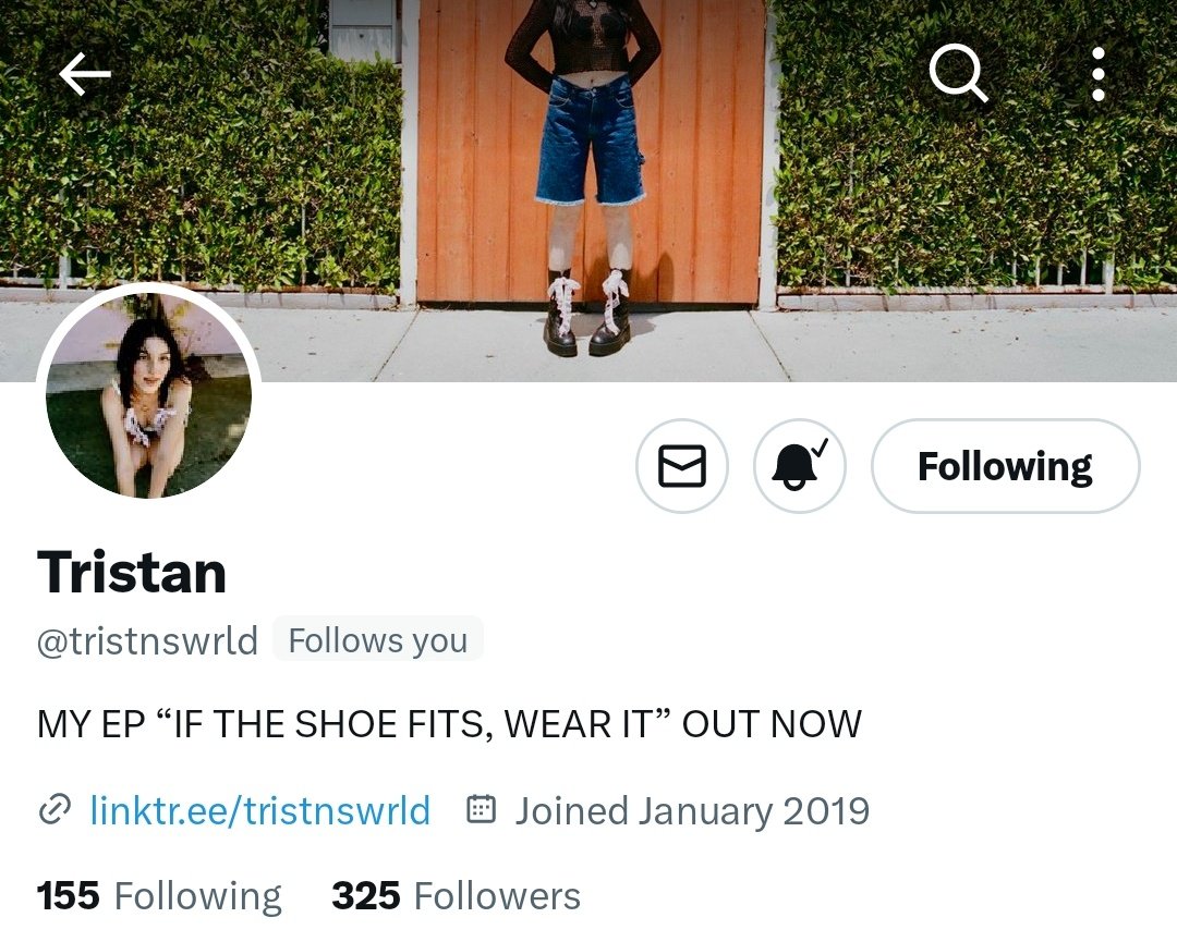 AHHH THANK U SO MUCH TRISTAN FOR FOLLOW 🫶🫶 love u