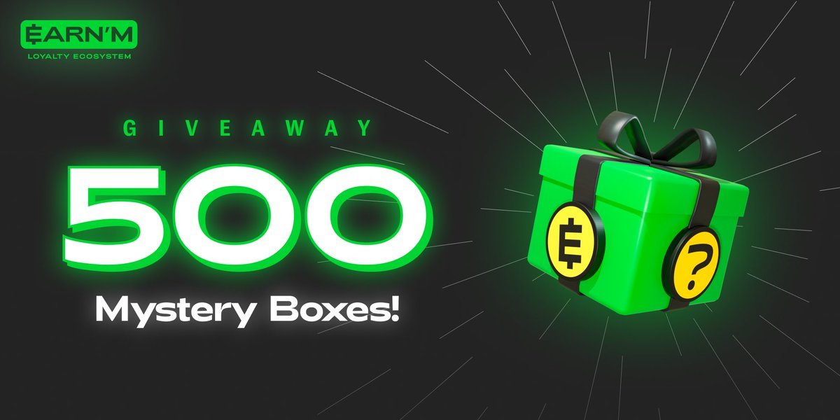 🎊 To celebrate the revamp, let's give away some Mystery Boxes! 🎁

👉 Like, comment &amp; retweet both of the Tweets in this thread.
👉 Follow <a href="/EARNMrewards/">$EARNM Ecosystem</a> 
👉 Follow <a href="/EarnWithMode/">Mode Mobile 💸</a> 
👉 Profitttt 🤑

Have you earned your first #MysteryBox? Well, what are you waiting for? #giveaway