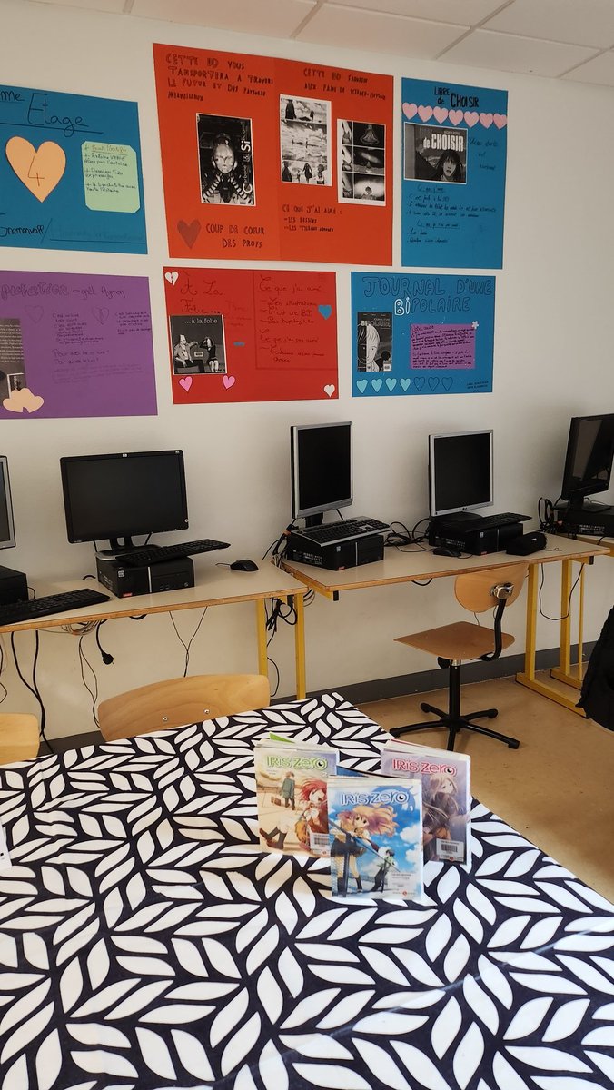 cdiGDLTrg's tweet photo. Café littéraire organisé par les 1TECH3 : présentation à 2 classes de leurs coups de cœur du #CDI, parmi des #romans, #BD, #mangas et #romansgraphiques sur les thématiques sanitaire et sociale. #ST2S https://t.co/dP2r72ynss
