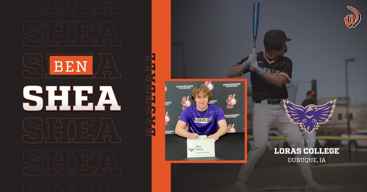 LWWAthletics's tweet photo. Ben Shea has committed to play baseball at Loras College. He would like to thank his family, coaches, teammates and friends. Congratulations Ben!
#GoWarriors @LWWestBaseball 
#NationalSigningDay https://t.co/jeg3HAAA4l