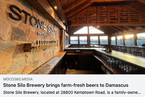Check out the MoCo 360 feature showcasing one of our very own MoCo Made businesses, @StoneSiloBrewery! Want to learn more? Head over to their website listed below! moco360.media/2024/02/07/sto… stonesilobrewery.com