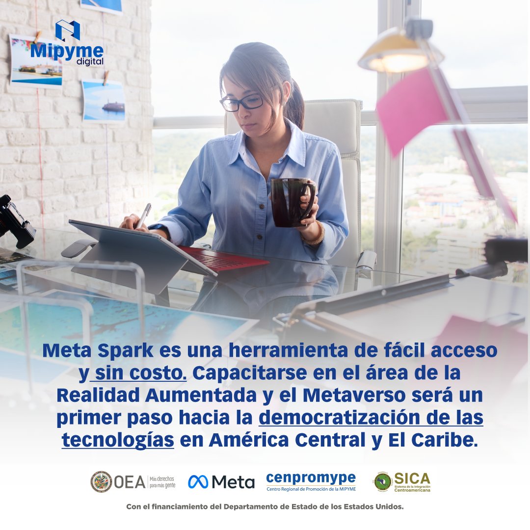Meta Spark es una herramienta de fácil acceso y sin costo. Capacitarse en la Realidad Aumentada y el Metaverso será un primer paso hacia la democratización de las tecnologías en la región

Si quieres conocer más accede al taller y sesiones del metaverso⤵️
bit.ly/41jczLa