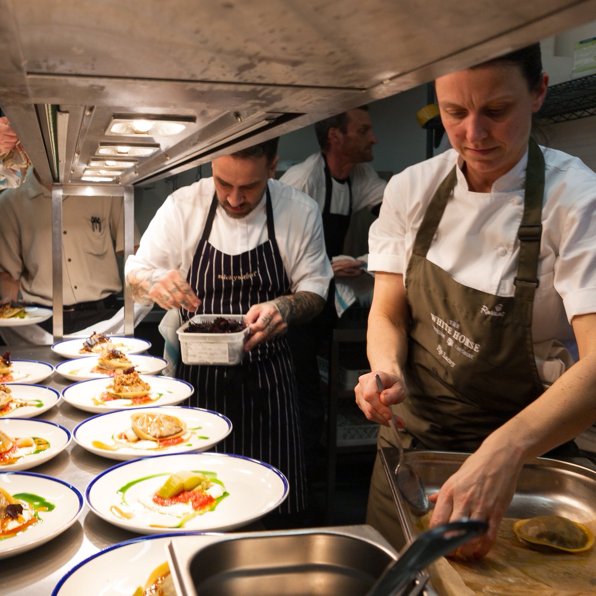 The lovely people at @Russums helped us with some aprons for our guest chefs at the pub. Aren't they great! ☺️