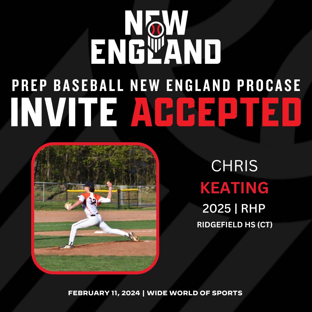 𝟐𝟎𝟐𝟒 𝐏𝐫𝐞𝐩 𝐁𝐚𝐬𝐞𝐛𝐚𝐥𝐥 𝐍𝐞𝐰 𝐄𝐧𝐠𝐥𝐚𝐧𝐝 𝐏𝐫𝐨𝐂𝐚𝐬𝐞

👀 Invite Accepted

🔥 2025 RHP Chris Keating (<a href="/chriskeating12/">chris keating</a>)
@PBR_Uncommitted

👤 loom.ly/4qzKABM

#BeSeen #PBRNEProCase24
