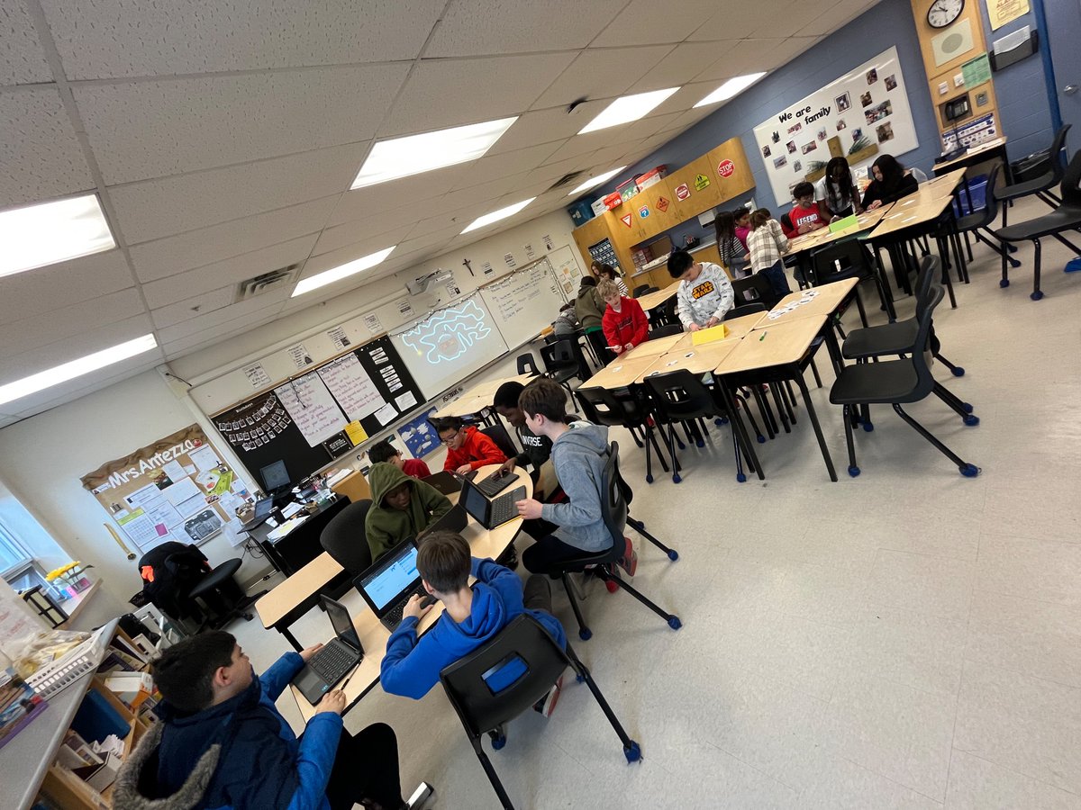 Open ended math tasks allow all students an entry point into learning. Today students couldn’t wait to go from one station to the next in our Math Mission Possible. Lots of learning while I was able to circulate and help students in a low risk setting. #WeAreMathmaticians