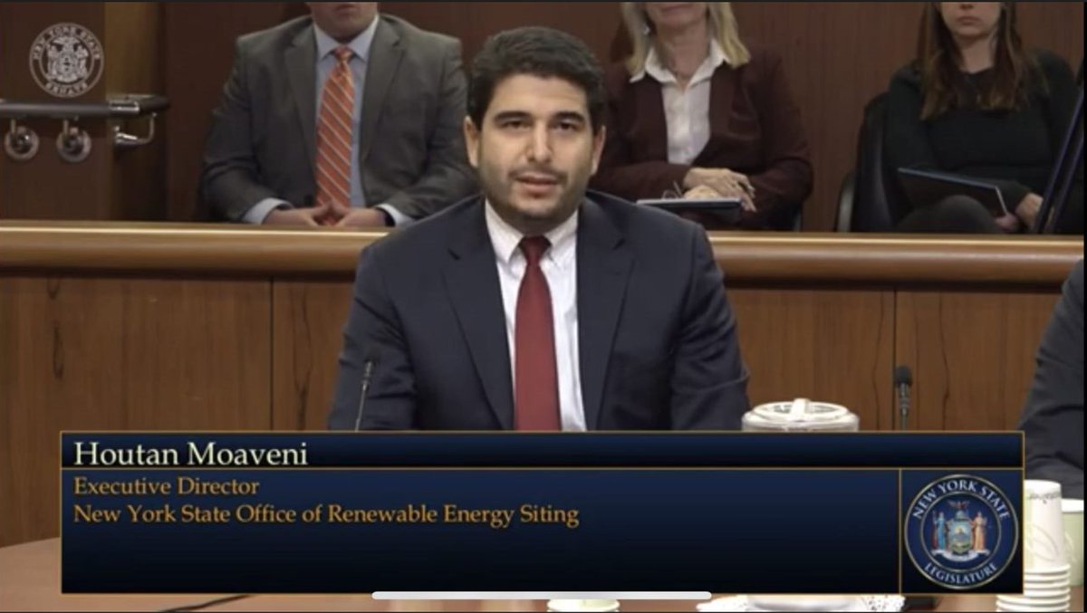 HoutanM's tweet photo. Honored to represent @NYSORES and discuss @GovKathyHochul's clean energy priorities in the FY25 Exec Budget alongside my esteemed colleagues @RoryChristianNY &amp; @JDriscollEnergy. Thank you Chairs @LizKrueger @HeleneWeinstein &amp; committee members for the engagement and opportunity. https://t.co/K06gcQ9YrC