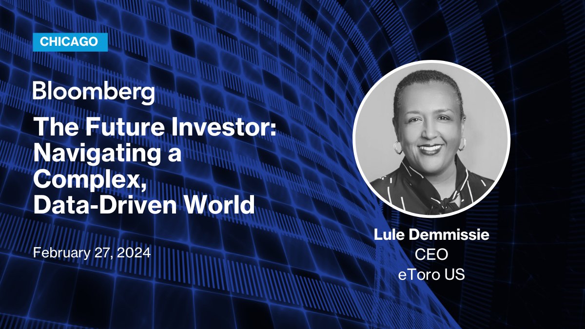 How will data play a pivotal role in investment decisions but also serve as a driving force behind the construction of innovative, investable enterprises? 

US CEO @LuleDemmissie joins @Bloomberg in Chicago February 27th at #TheFutureInvestor