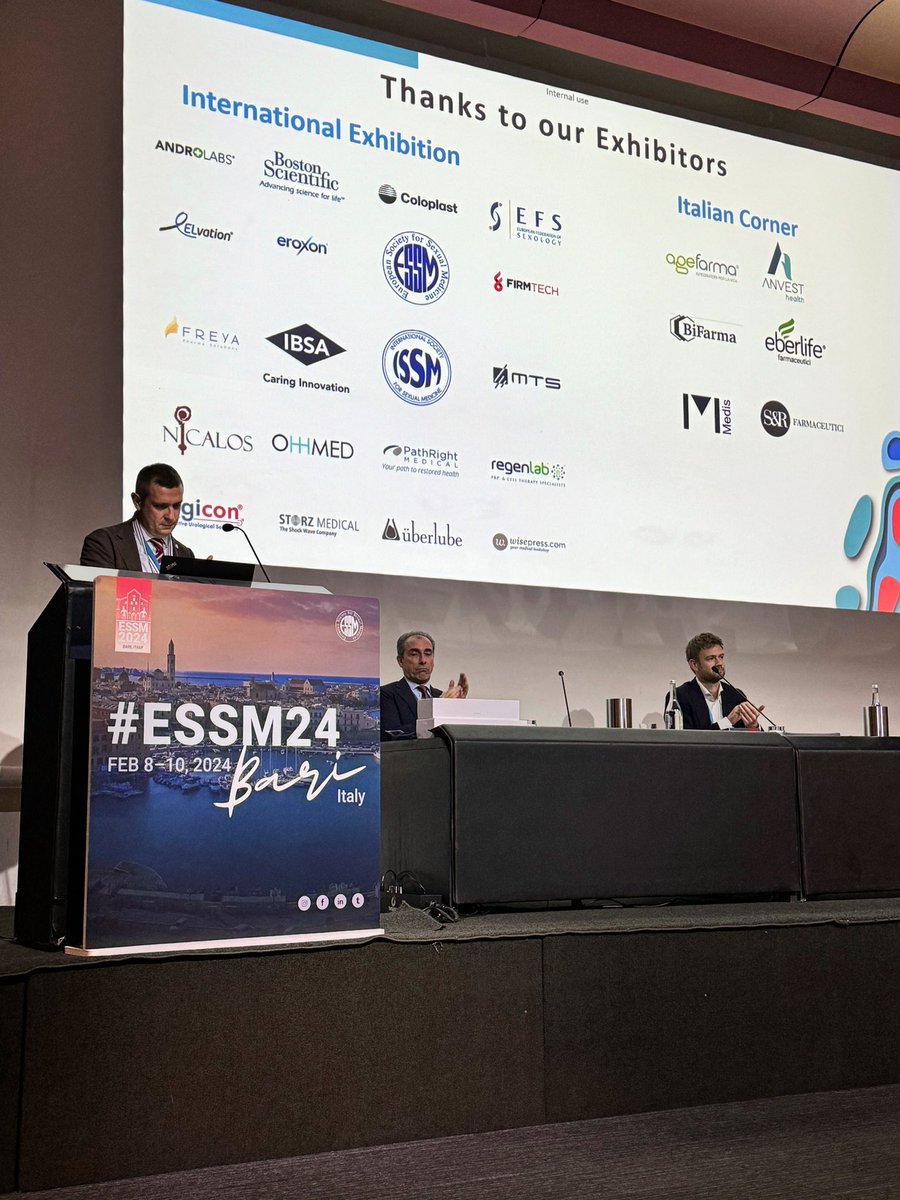 Happy to be reunited with friends at the #ESSM24 congress’ opening ceremony