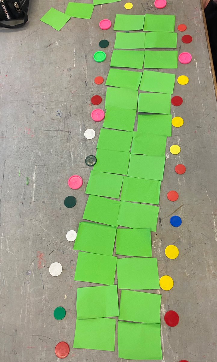 edward_fitz1's tweet photo. Great lesson inspired by the book Spaghetti and Meatballs for All! The children used their knowledge of area and perimeter when arranging the 32 guests at tables! @mburnsmath @MathsStories @NatthapojVinceT https://t.co/AiPaqE3U5I
