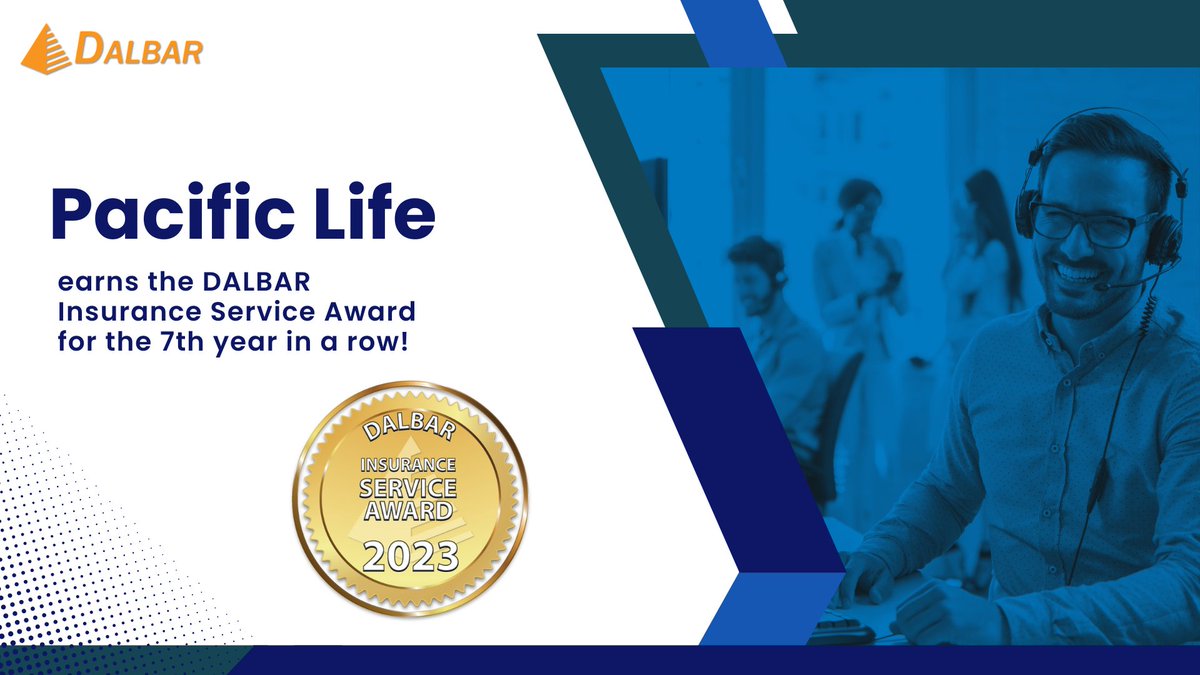 Congratulations to @pacificlife for winning the DALBAR Financial Intermediary Service Award for the 7th year in a row! #CustomerService #FinancialServices #ServiceAward #Insurance #policyholders