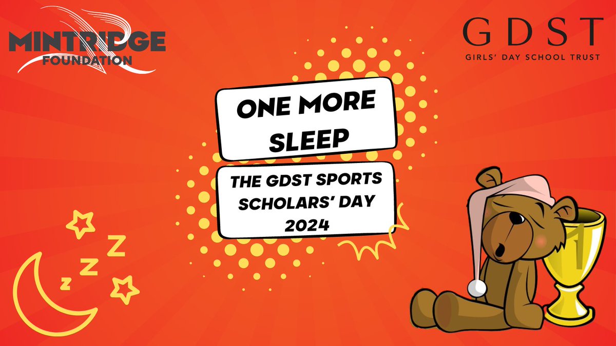 MintridgeFDN's tweet photo. ๐Tomorrow is THE BIG DAY!๐
Only one more sleep until the amazing @GDST Sports Scholarsโ Day with the @MintridgeFDN inspirational workshop leaders and #TeamMintridge Ambassadors!
We canโt wait to see all of the @GDST Scholars tomorrow.
#SportingRoleModels #StrongAthletes https://t.co/gLuyZYwy2s