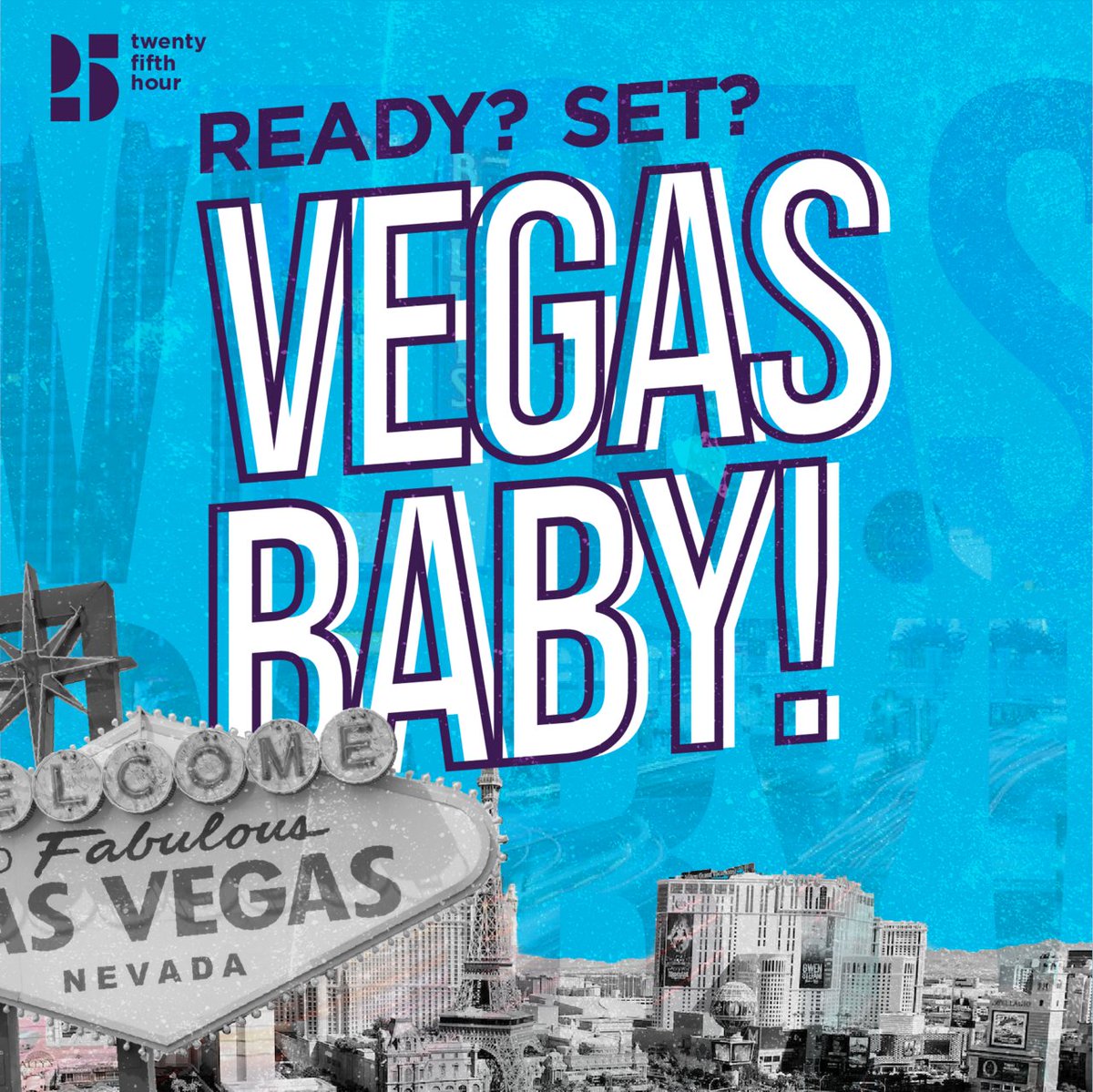 Ready. Set. VEGAS BABY! 😜 Next week, the 25th Hour squad is off to the city that never sleeps for our first-ever work retreat! We're ready to mix business with a splash of Vegas magic! #BestTeamEver #WorkHardPlayHard #VegasBound