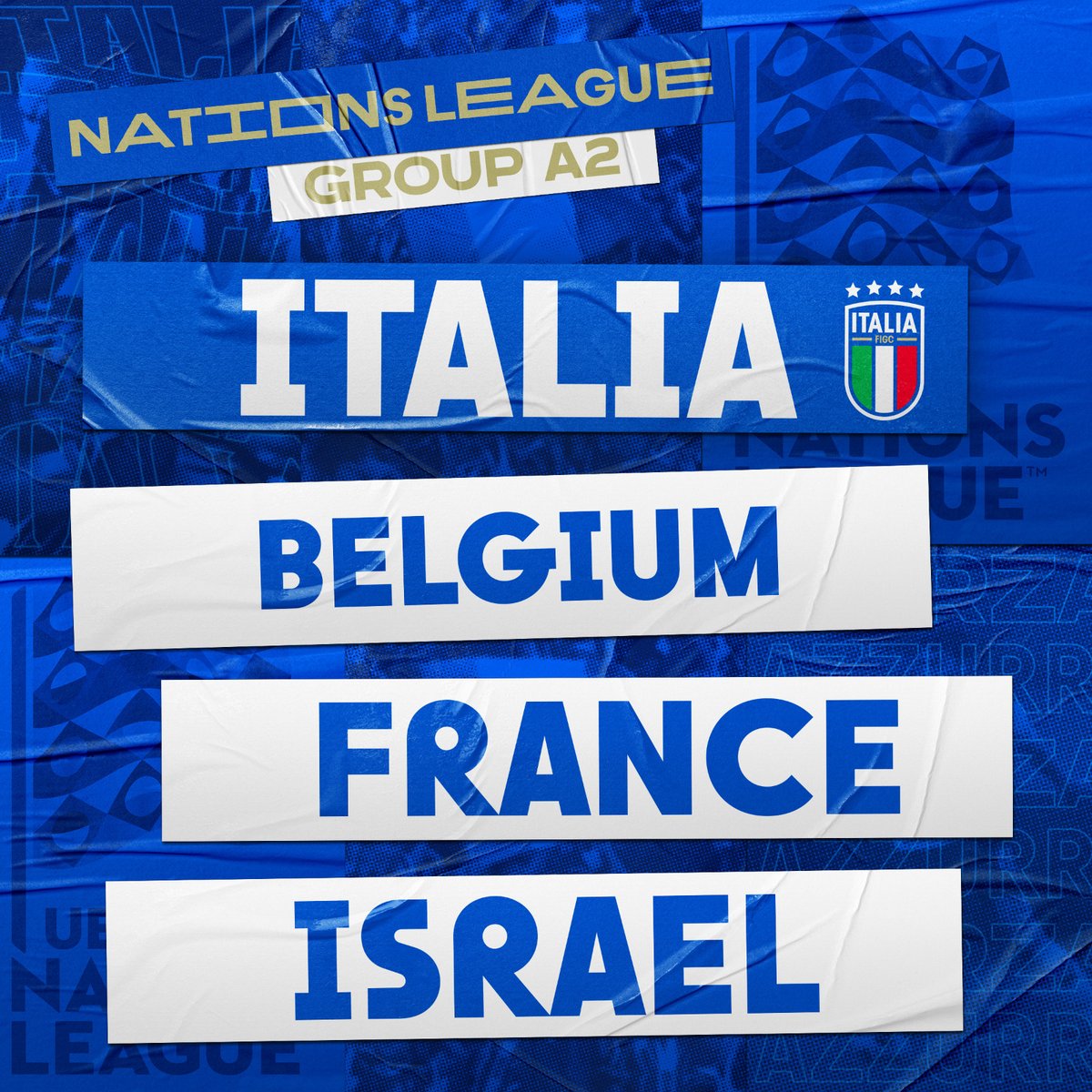 𝐇𝐞𝐫𝐞 𝐰𝐞 𝐠𝐨! 🙌 Our UEFA Nations League journey officially begins in Group A2 for the #UNL League phase 🏆🌟 #Azzurri #VivoAzzurro