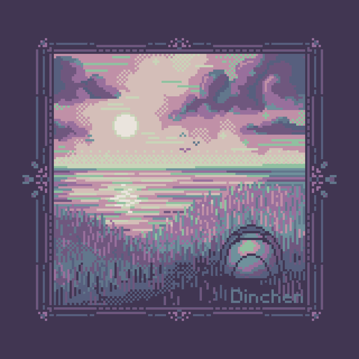 dinchenix's tweet image. If you see this, post a landscape!
#pixelart