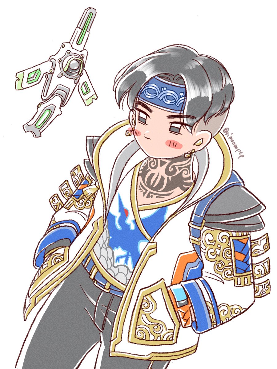 💙セレニティ スキン💙 #ApexLegends #ApexLegendsFanart Crypto Serenity クリプト