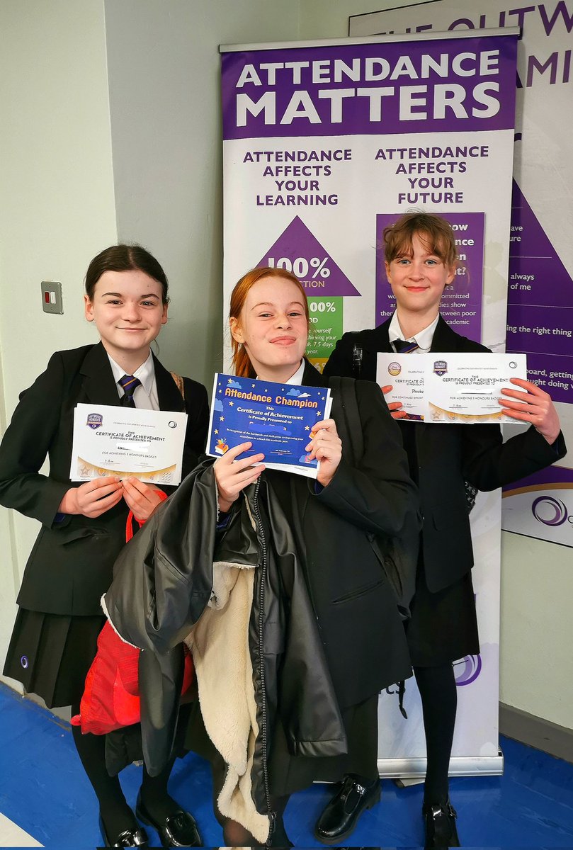 OutwoodHaydock's tweet photo. We've introduced some extra certificates to our #ProudThursday repertoire. Students can now collect Attendance Champion, Honour Heroes &amp; Kindness Awards alongside their Proud Certificates for academic achievements!

💜🌟🥳

#teamhaydock #outwoodfamily #itswhoiam #studentpraise https://t.co/Vg35WM7cdv